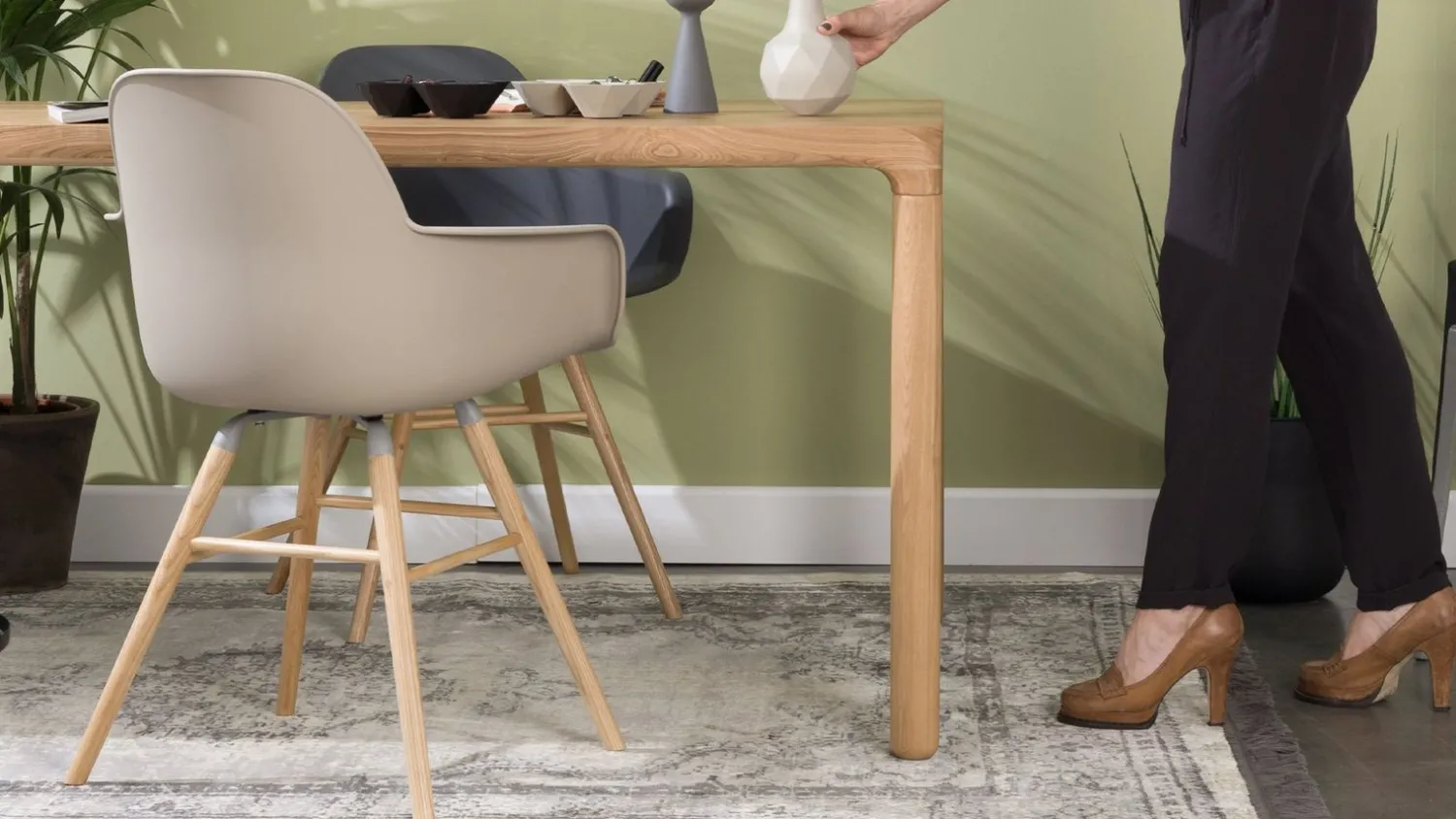 Kuipstoelen|Eetkamerstoelen Met Armleuning-Zuiver Albert Kuip (set van 2) Armstoel taupe