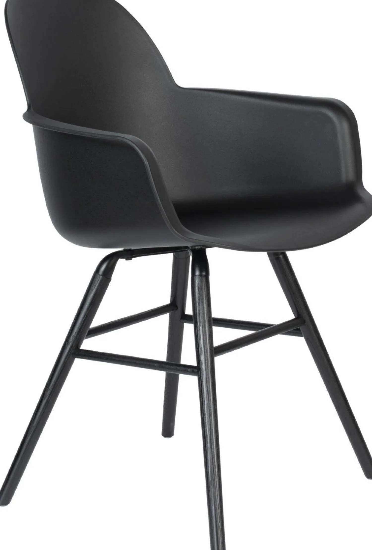 Kuipstoelen|Eetkamerstoelen Met Armleuning-Zuiver Albert Kuip (set van 2) Armstoel Zwart
