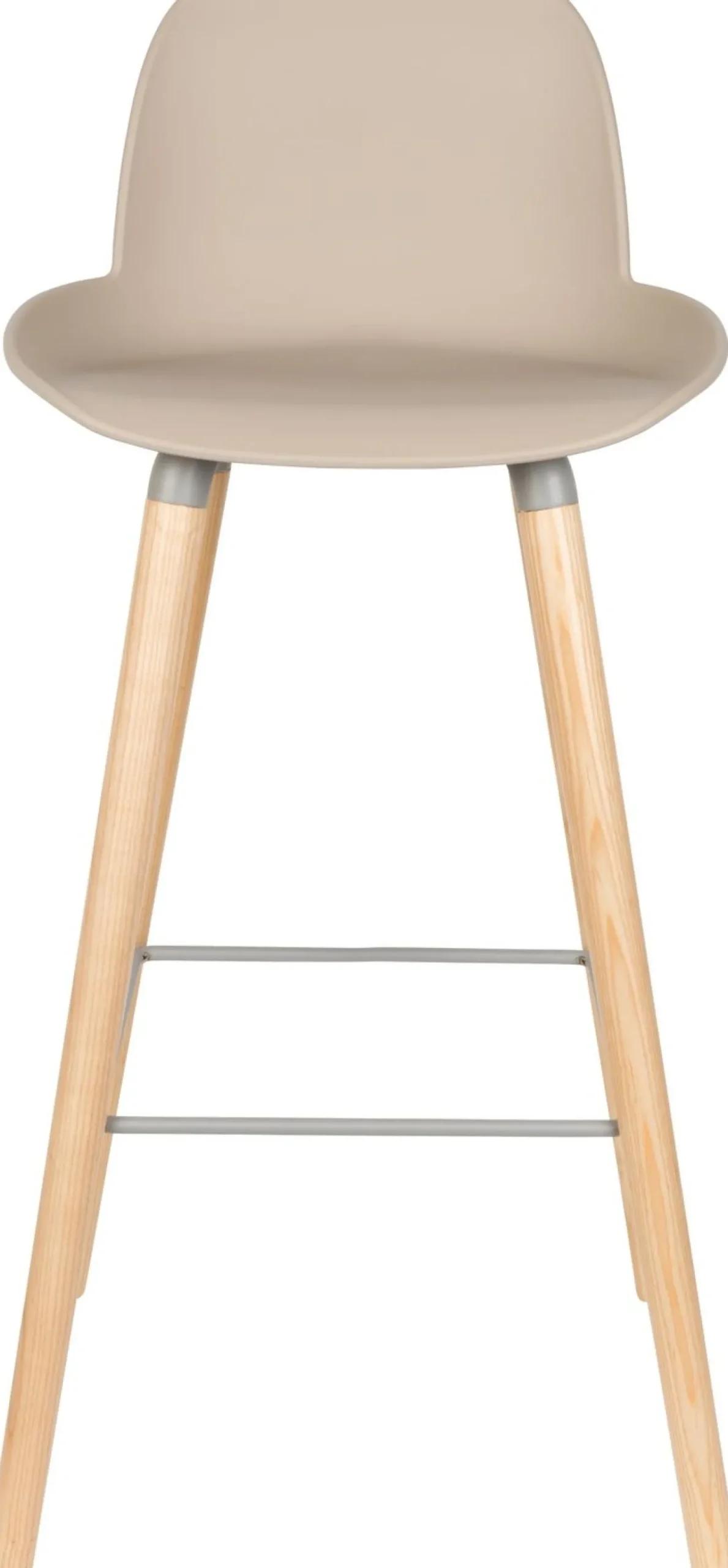 Kunststof Barkrukken-Zuiver Albert Kuip (set van 2) Barkruk taupe