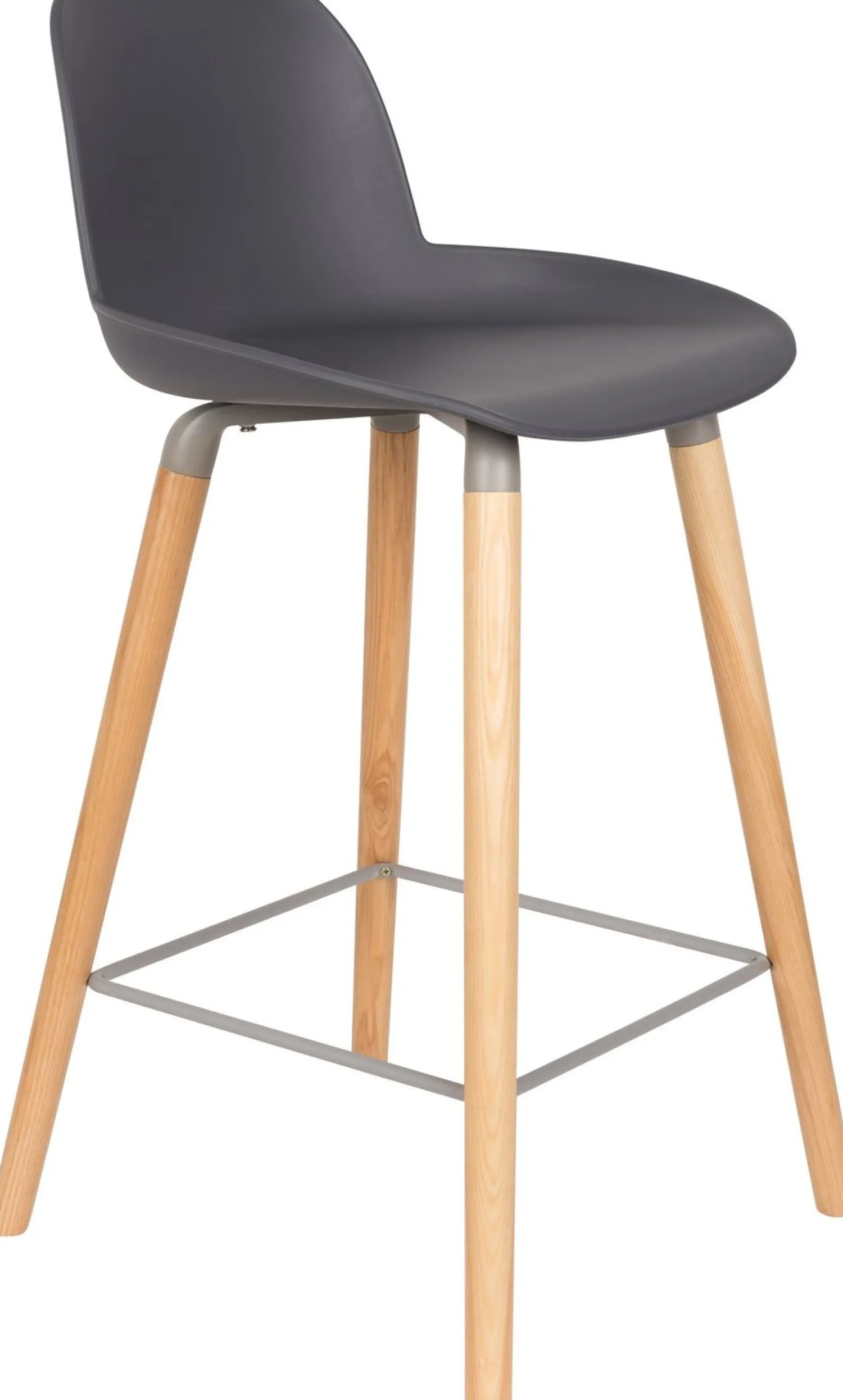 Kunststof Barkrukken-Zuiver Albert Kuip (set van 2) Counter stoel Dark Grey