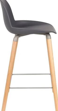 Kunststof Barkrukken-Zuiver Albert Kuip (set van 2) Counter stoel Dark Grey