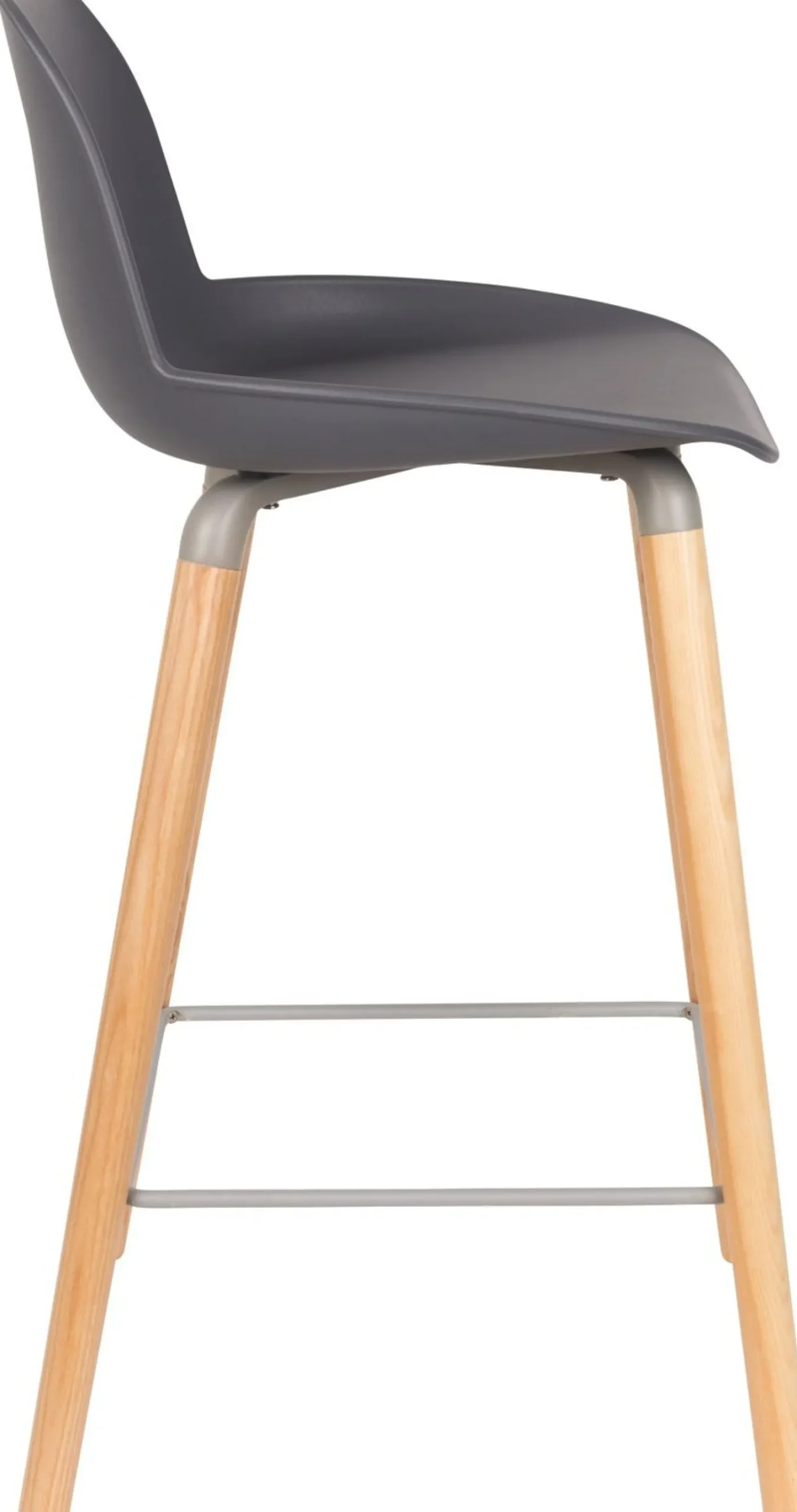 Kunststof Barkrukken-Zuiver Albert Kuip (set van 2) Counter stoel Dark Grey