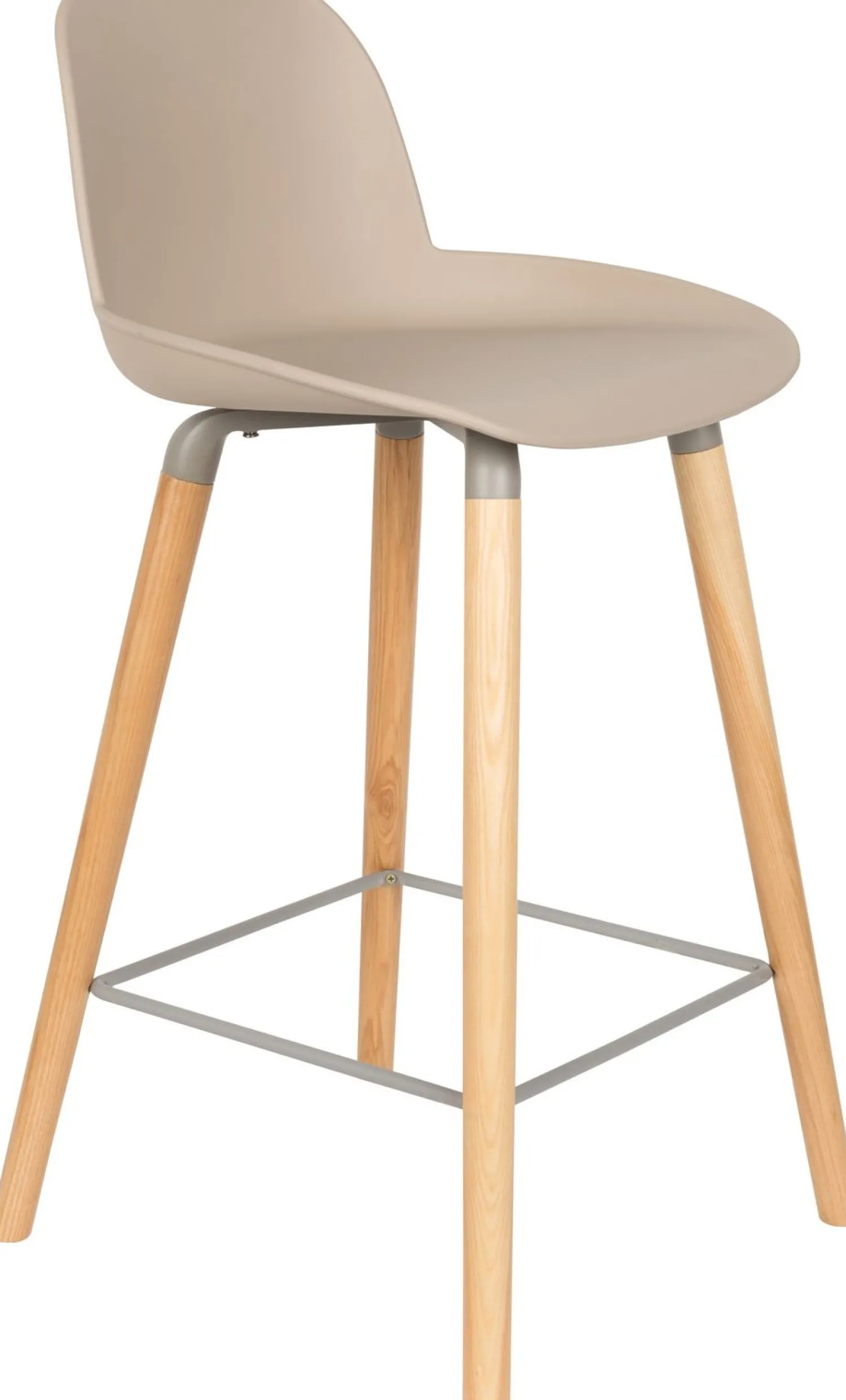 Kunststof Barkrukken-Zuiver Albert Kuip (set van 2) Counter stoel taupe