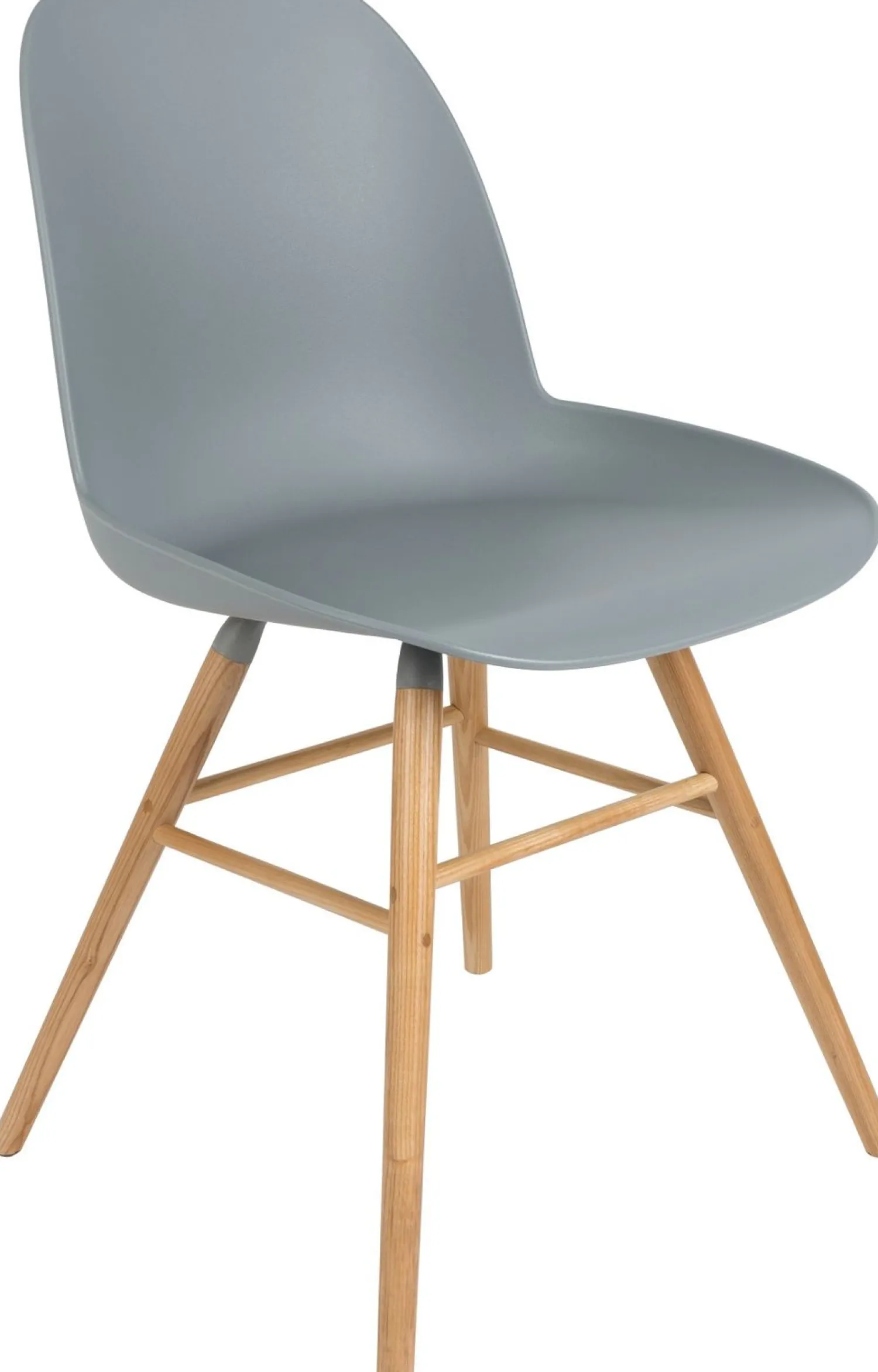 Kuipstoelen|Eetkamerstoelen Zonder Armleuning-Zuiver Albert Kuip (set van 2) Eetkamerstoel Light Grey