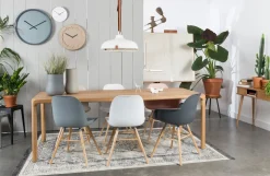 Kuipstoelen|Eetkamerstoelen Zonder Armleuning-Zuiver Albert Kuip (set van 2) Eetkamerstoel Light Grey