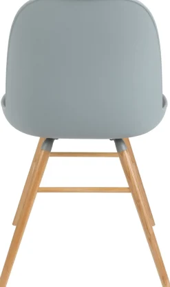Kuipstoelen|Eetkamerstoelen Zonder Armleuning-Zuiver Albert Kuip (set van 2) Eetkamerstoel Light Grey