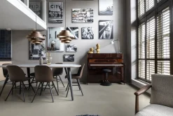 Kuipstoelen|Eetkamerstoelen Zonder Armleuning-Zuiver Albert Kuip (set van 2) Eetkamerstoel Coffee