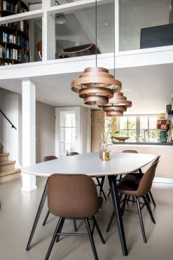 Kuipstoelen|Eetkamerstoelen Zonder Armleuning-Zuiver Albert Kuip (set van 2) Eetkamerstoel Coffee