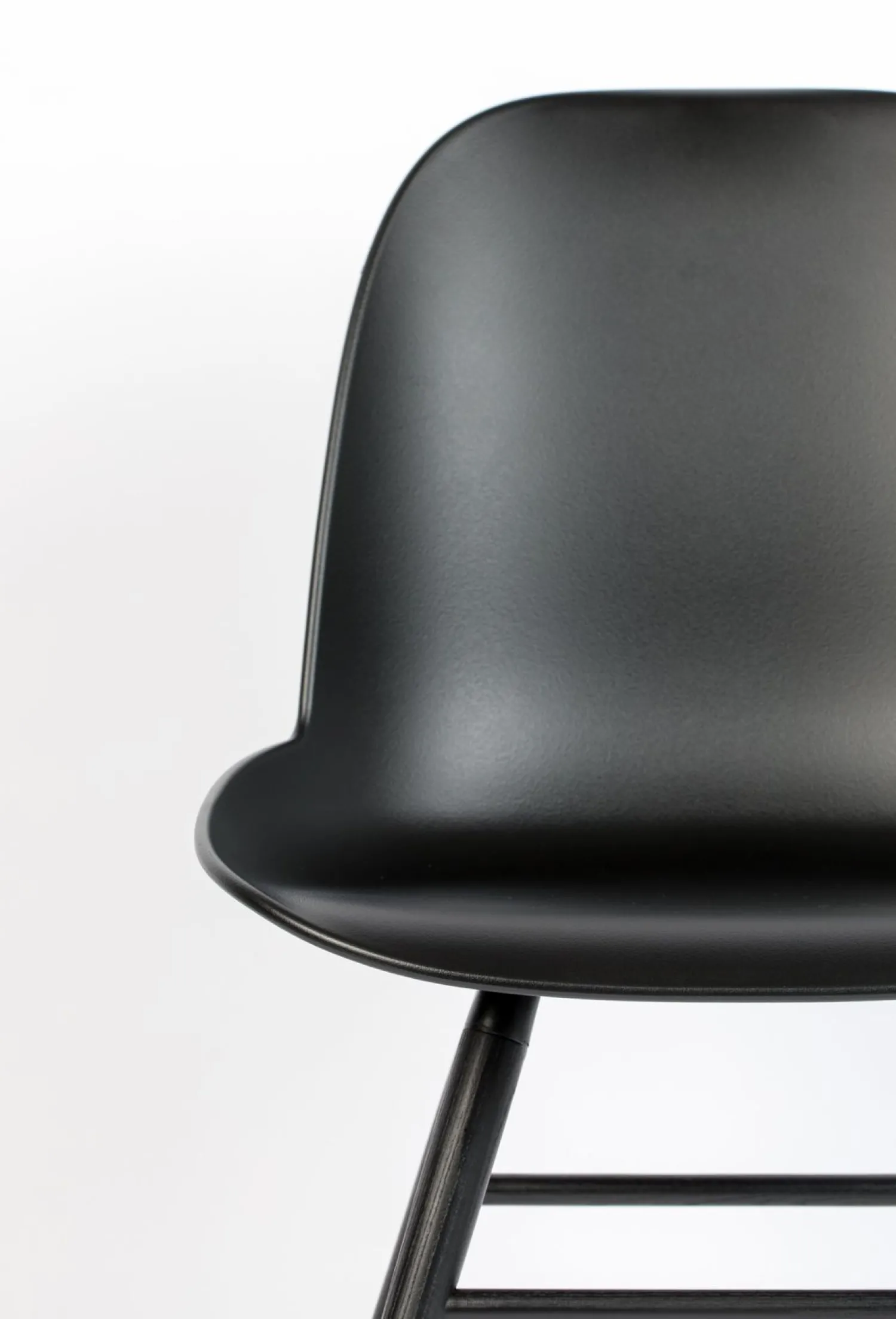 Kuipstoelen|Eetkamerstoelen Zonder Armleuning-Zuiver Albert Kuip (set van 2) Eetkamerstoel Zwart
