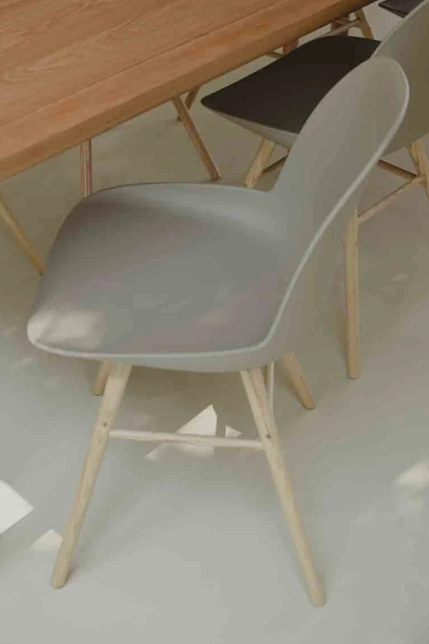 Kuipstoelen|Eetkamerstoelen Zonder Armleuning-Zuiver Albert Kuip (set van 2) Eetkamerstoel taupe