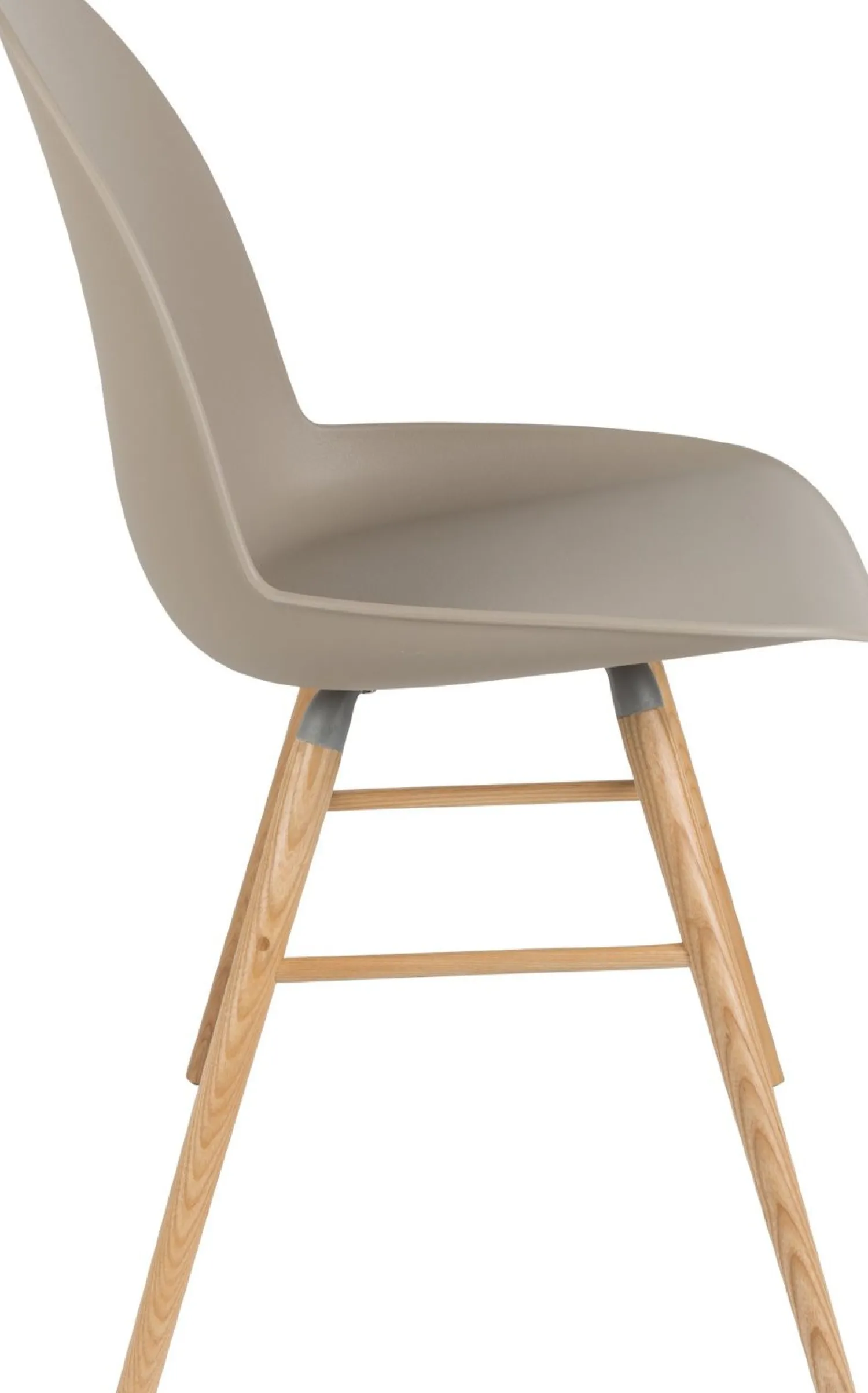 Kuipstoelen|Eetkamerstoelen Zonder Armleuning-Zuiver Albert Kuip (set van 2) Eetkamerstoel taupe