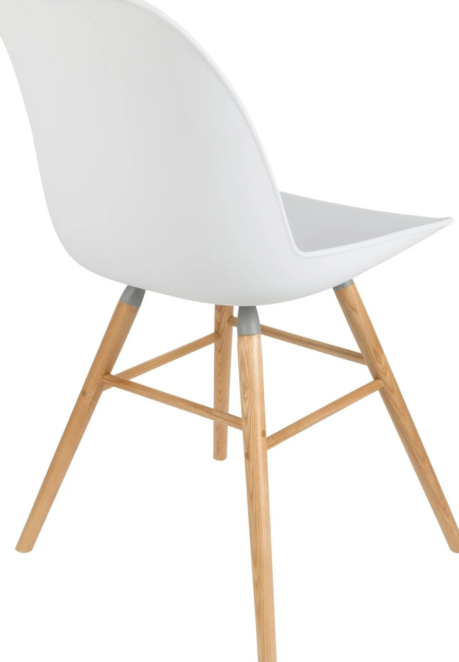 Kuipstoelen|Eetkamerstoelen Zonder Armleuning-Zuiver Albert Kuip (set van 2) Eetkamerstoel White