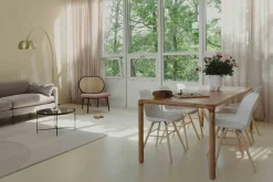 Kuipstoelen|Eetkamerstoelen Zonder Armleuning-Zuiver Albert Kuip (set van 2) Eetkamerstoel White