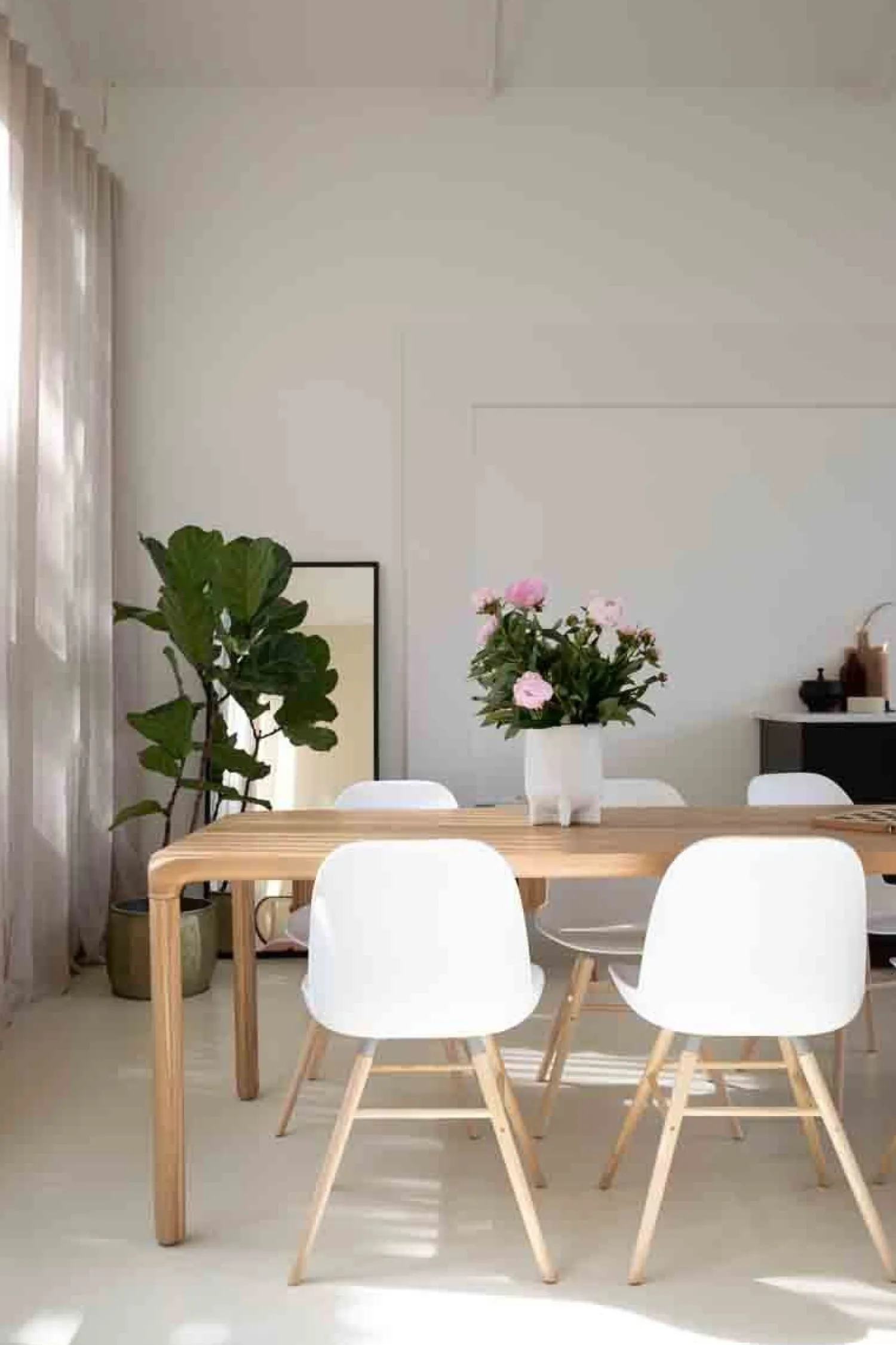 Kuipstoelen|Eetkamerstoelen Zonder Armleuning-Zuiver Albert Kuip (set van 2) Eetkamerstoel White