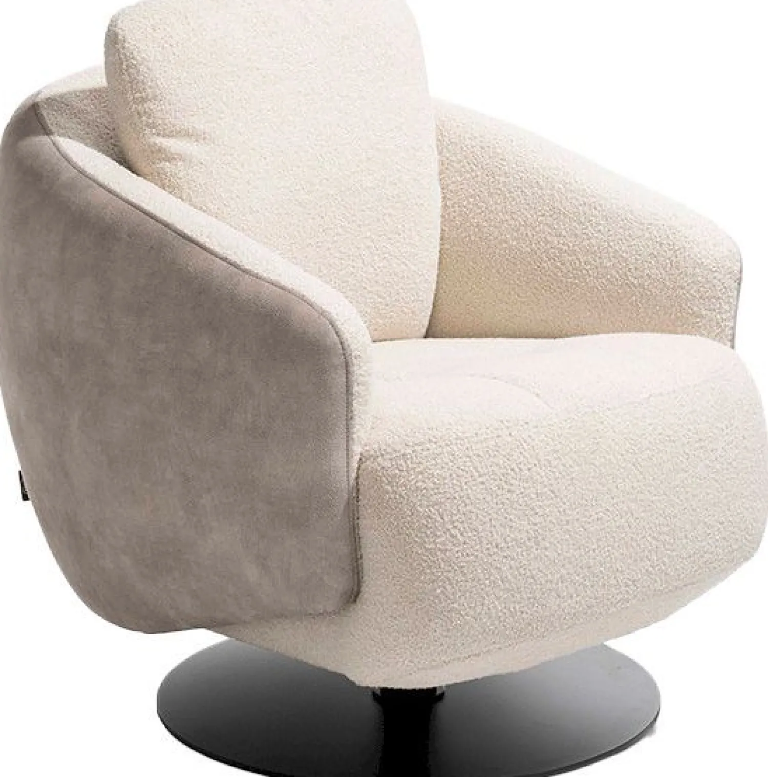 Draaifauteuils-Henders en Hazel Alberta Fauteuil Taurus, Kiezel