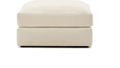 Hockers|Poefs-Kave Home Alea Hocker Ecru
