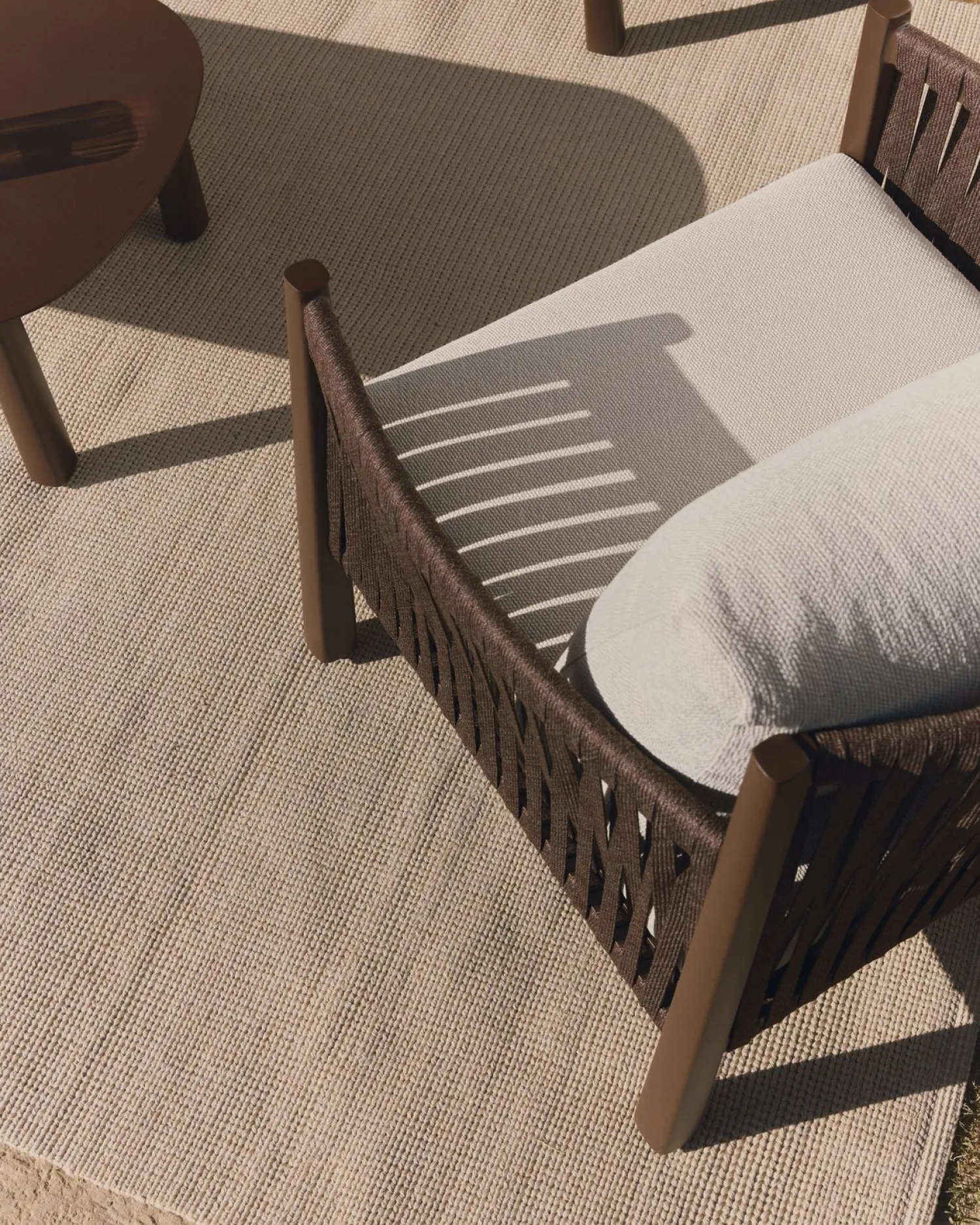 Loungesets-Kave Home Aleria Loungeset Bruin