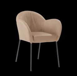 Design Stoelen|Eetkamerstoelen Met Armleuning-LABEL Vandenberg Aletta Eetkamerstoel Beige
