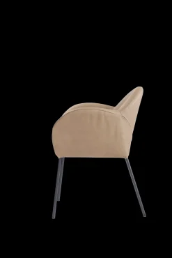 Design Stoelen|Eetkamerstoelen Met Armleuning-LABEL Vandenberg Aletta Eetkamerstoel Beige