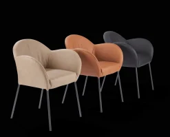 Design Stoelen|Eetkamerstoelen Met Armleuning-LABEL Vandenberg Aletta Eetkamerstoel Beige