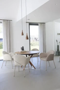 Design Stoelen|Eetkamerstoelen Met Armleuning-LABEL Vandenberg Aletta Eetkamerstoel Beige