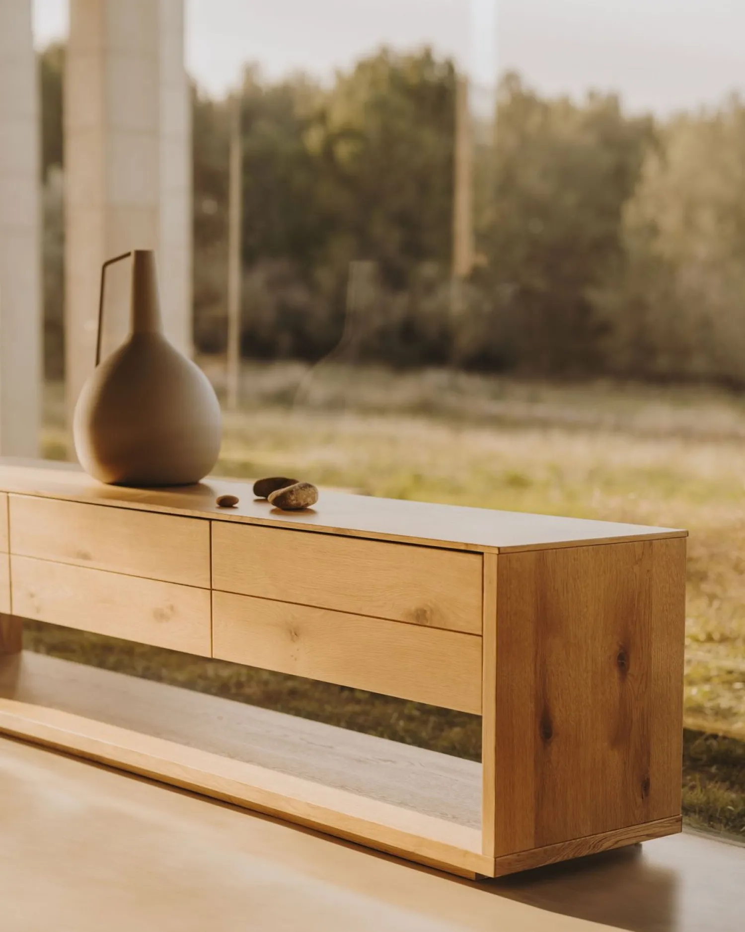 Tv-Meubels-Kave Home Alguema Tv-meubel Naturel