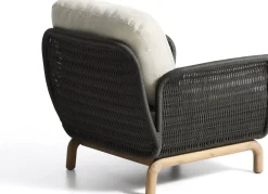 Tuinstoelen-Kave Home Alipa Outdoor Fauteuil Antraciet