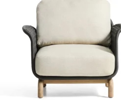 Tuinstoelen-Kave Home Alipa Outdoor Fauteuil Antraciet
