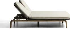 Tuinstoelen-Kave Home Alipa 2-persoons Ligstoel Antraciet