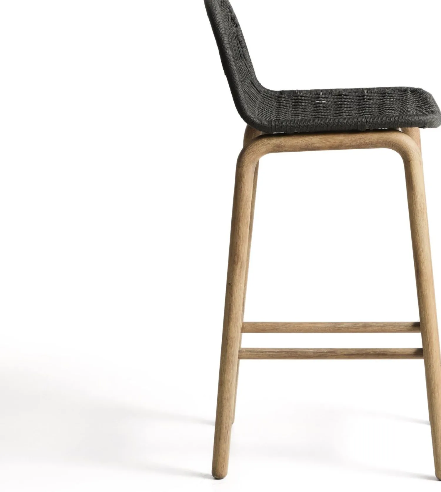Tuinstoelen-Kave Home Alipa Tuin Barkruk Antraciet