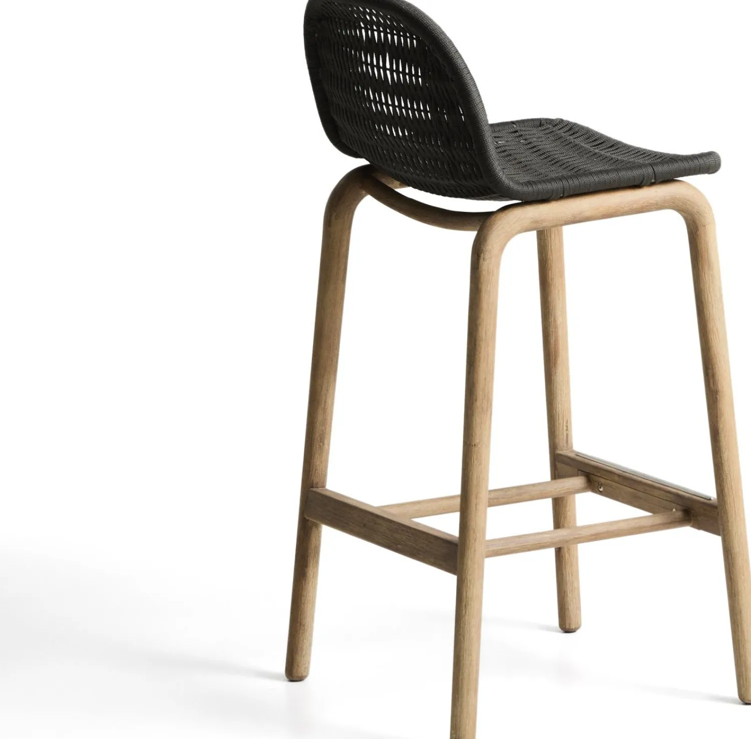 Tuinstoelen-Kave Home Alipa Tuin Barkruk Antraciet