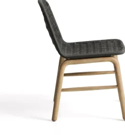 Tuinstoelen-Kave Home Alipa Tuinstoel Antraciet