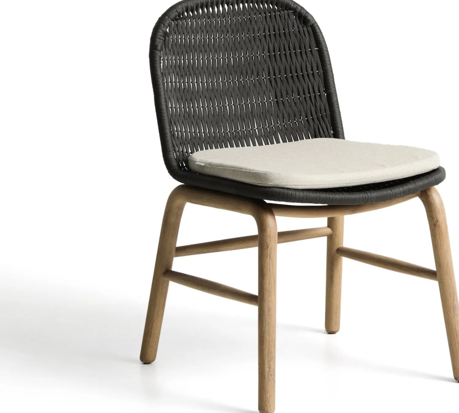 Tuinstoelen-Kave Home Alipa Tuinstoel Antraciet
