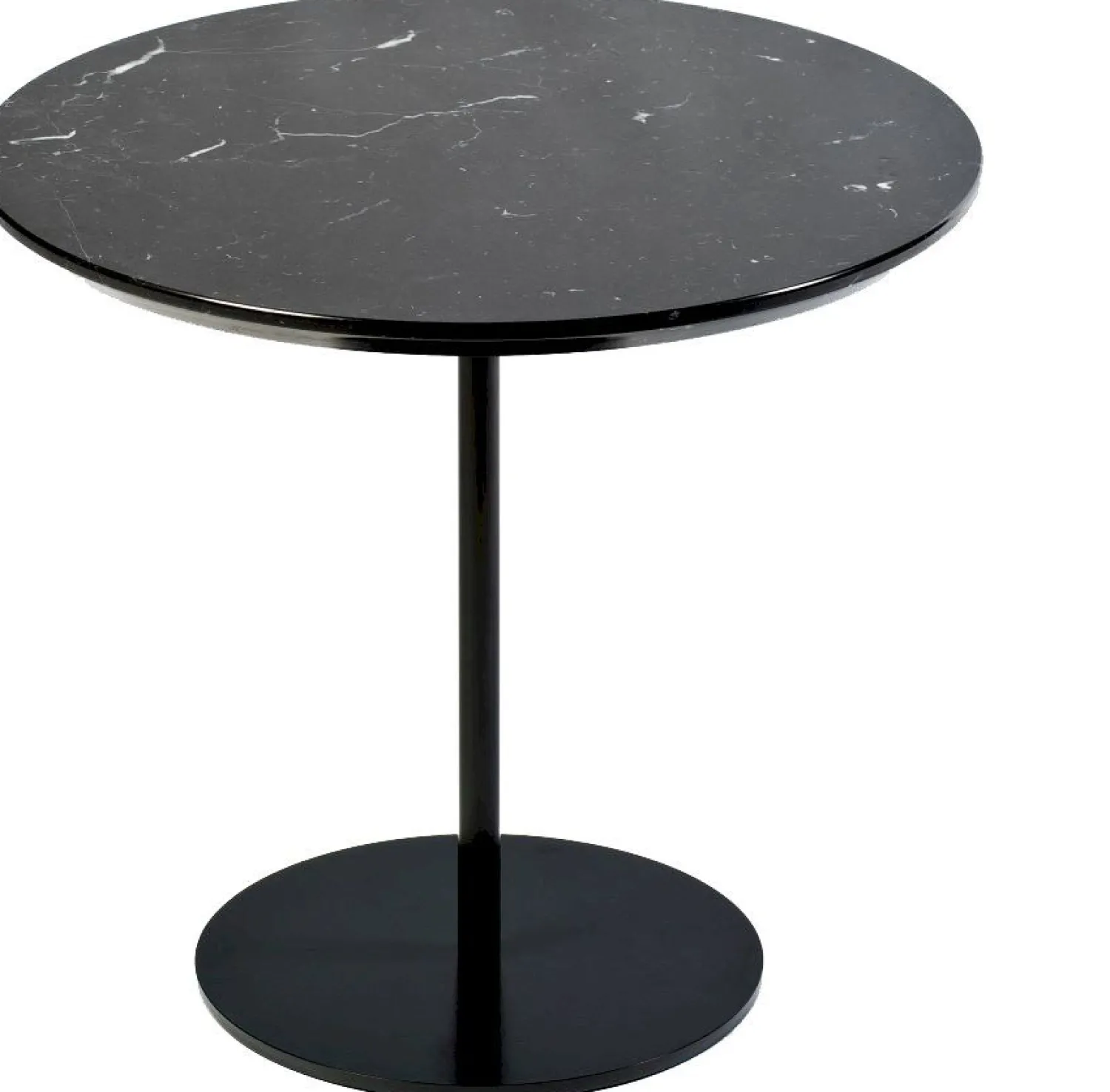Marmeren Bijzettafels|Ronde Bijzettafels-Metaform Allround Bijzettafel Zwart