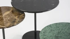 Marmeren Bijzettafels|Ronde Bijzettafels-Metaform Allround Bijzettafel Zwart