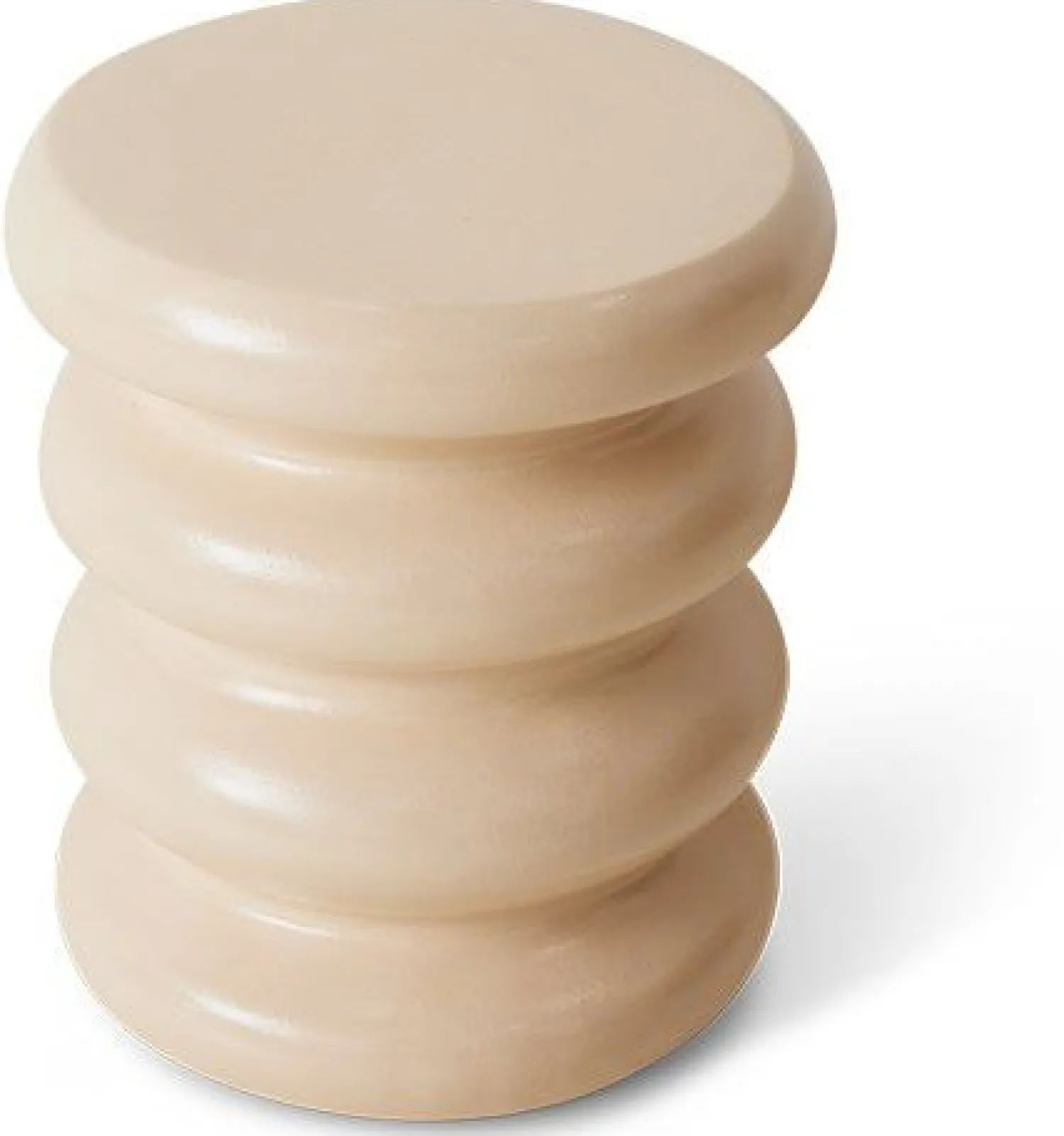 Ronde Bijzettafels-HKLIVING Allure Bijzettafel Cream