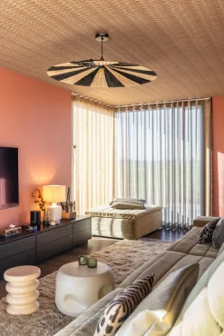 Ronde Bijzettafels-HKLIVING Allure Bijzettafel Cream