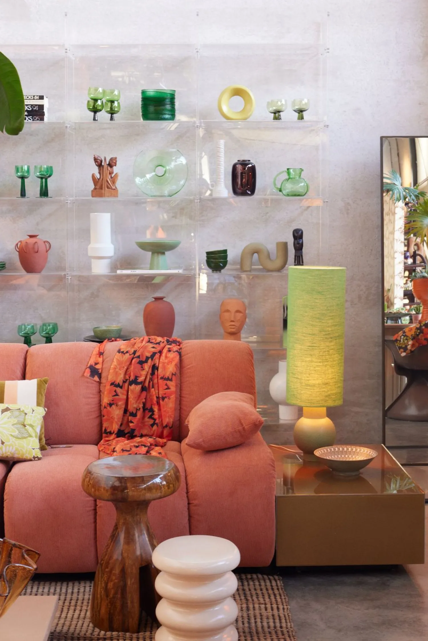 Ronde Bijzettafels-HKLIVING Allure Bijzettafel Cream