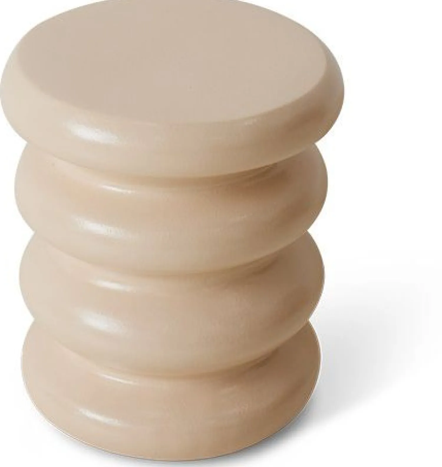 Ronde Bijzettafels-HKLIVING Allure Bijzettafel Cream