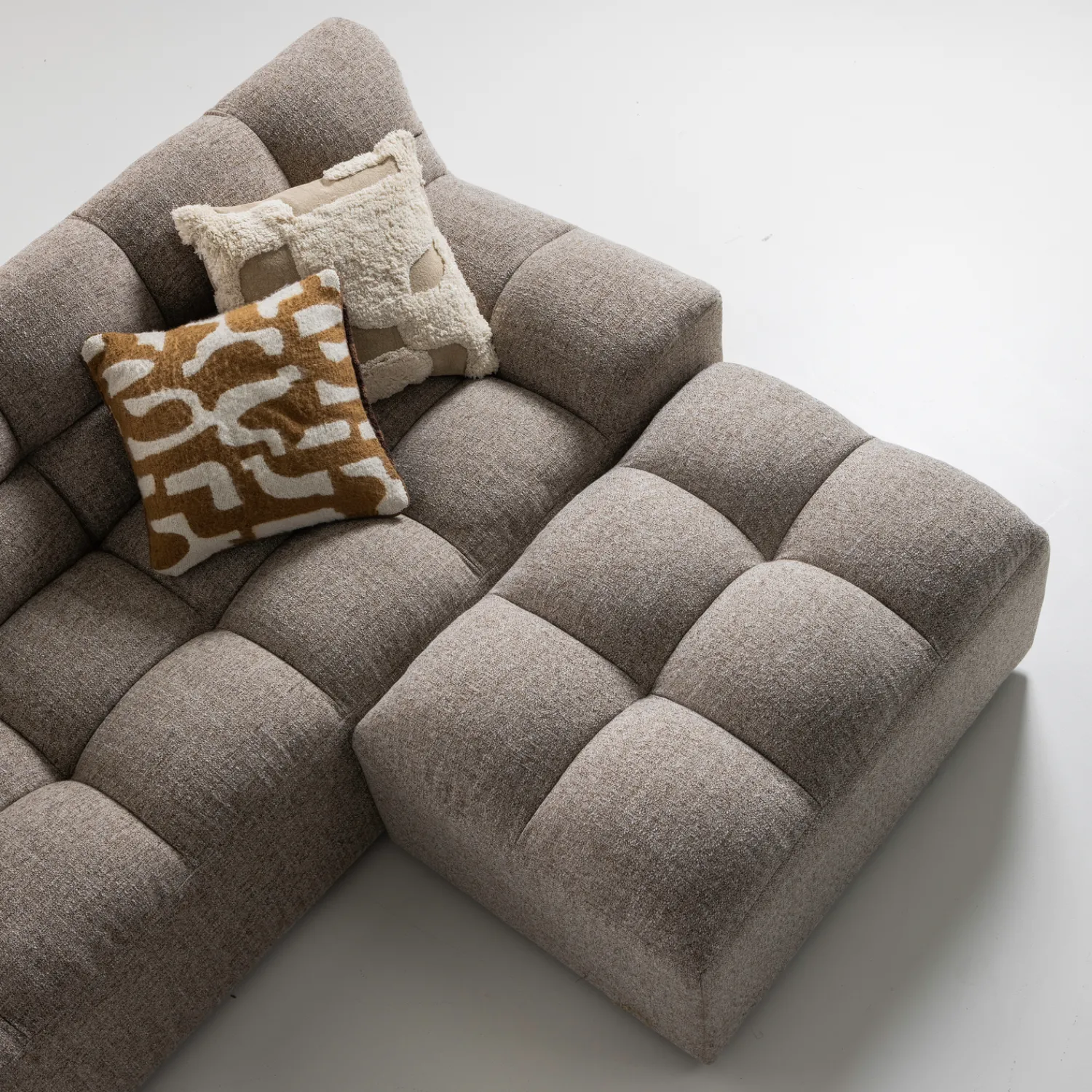 Hockers|Poefs-WOOOD Allure Hocker Bruin