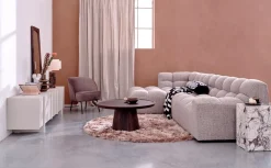 Hoekbanken-WOOOD Allure Hoekbank Bruin