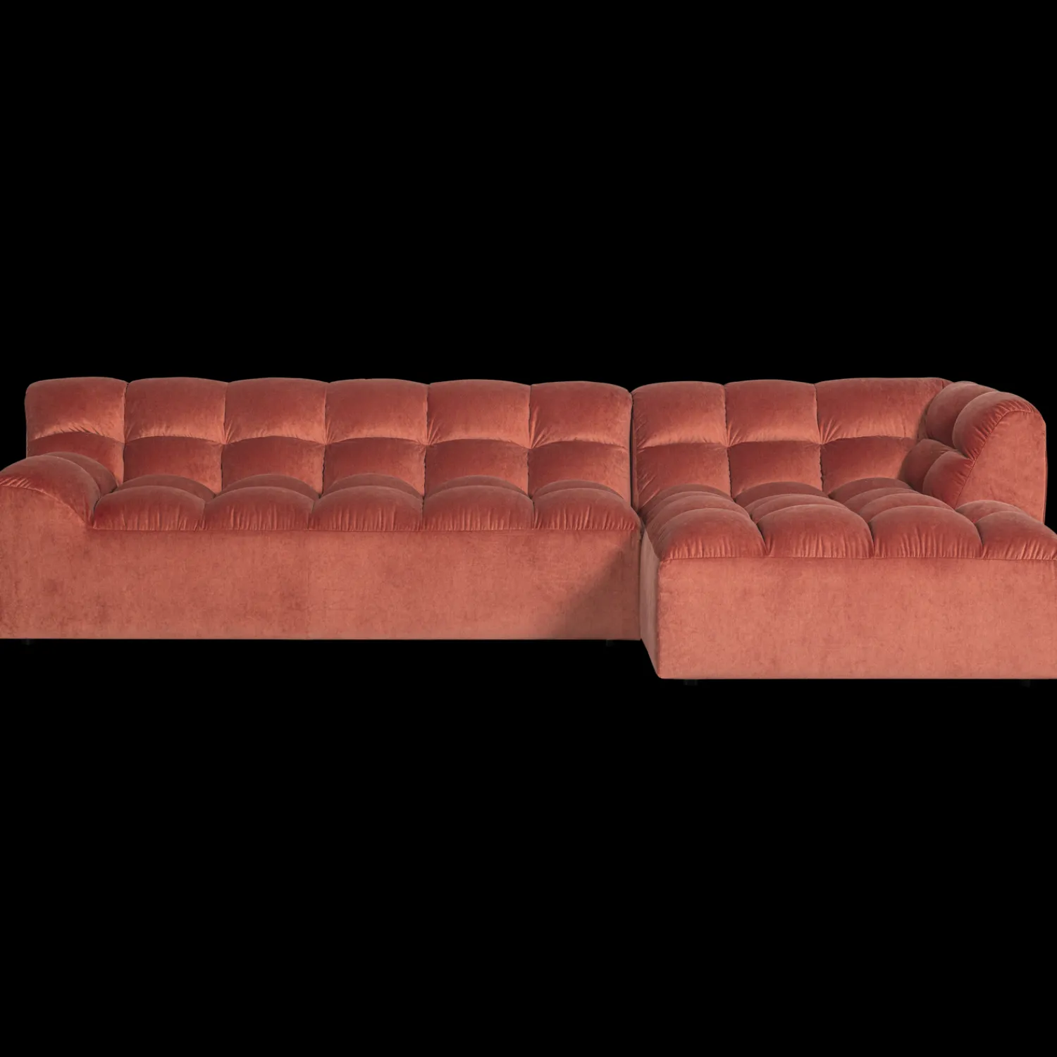 Hoekbanken-WOOOD Allure Hoekbank Blush