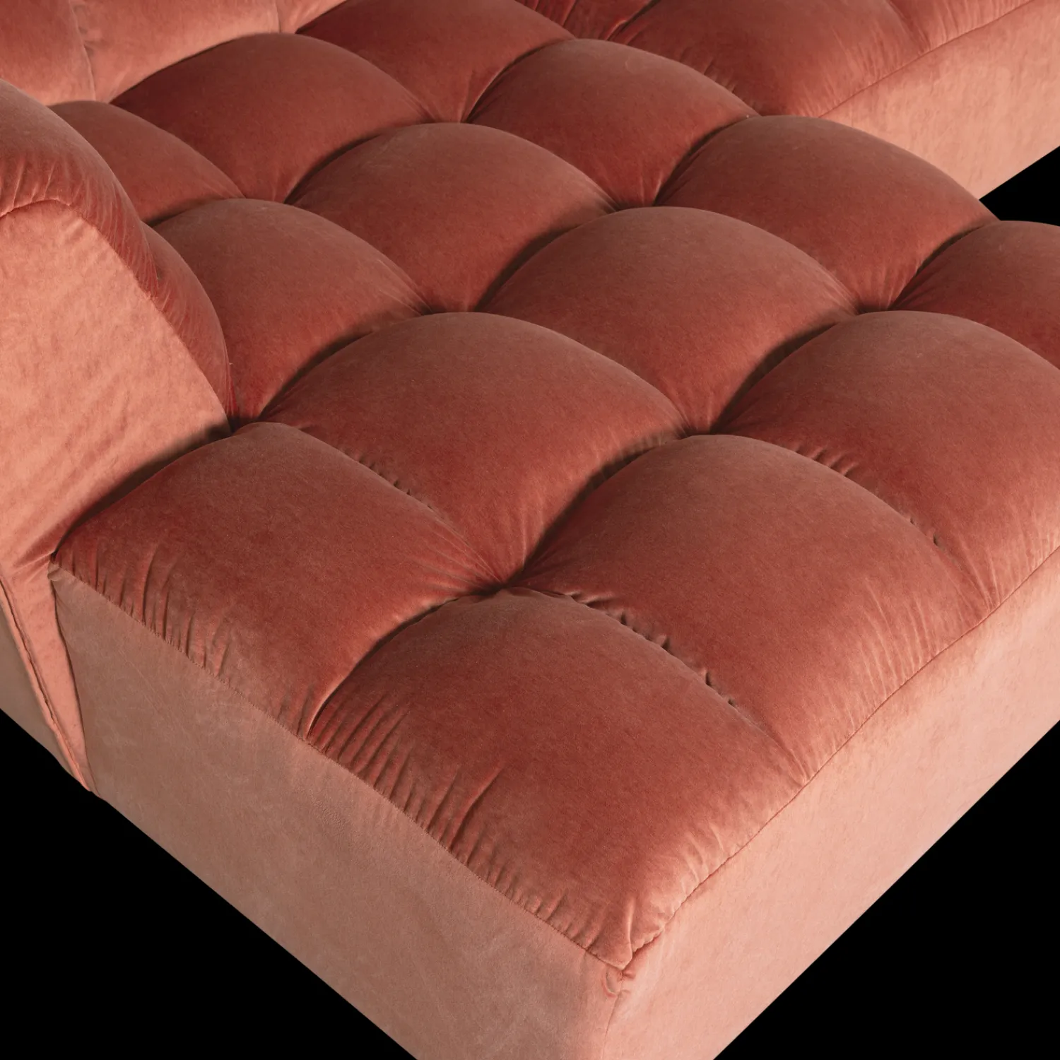 Hoekbanken-WOOOD Allure Hoekbank Blush