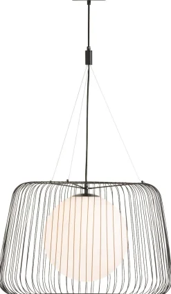 Industriële Hanglampen|Industriële Hanglampen-COCO maison Ally Hanglamp Zwart