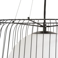 Industriële Hanglampen|Industriële Hanglampen-COCO maison Ally Hanglamp Zwart