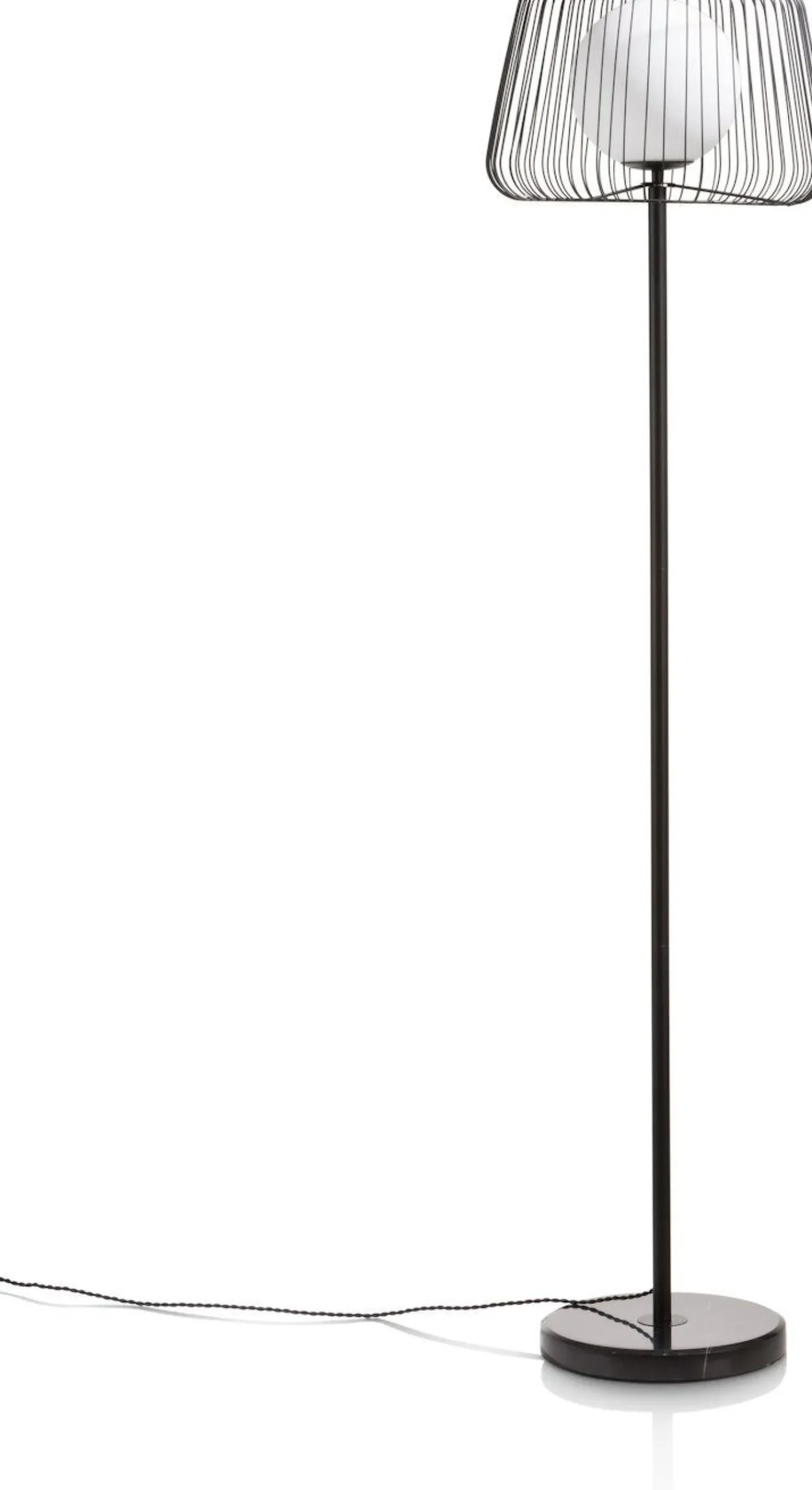 Industriële Vloerlampen|Vloerlampen-COCO maison Ally Vloerlamp Zwart
