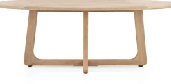 Ovale Eettafels-Henders en Hazel Almora Eettafel Natural Sand