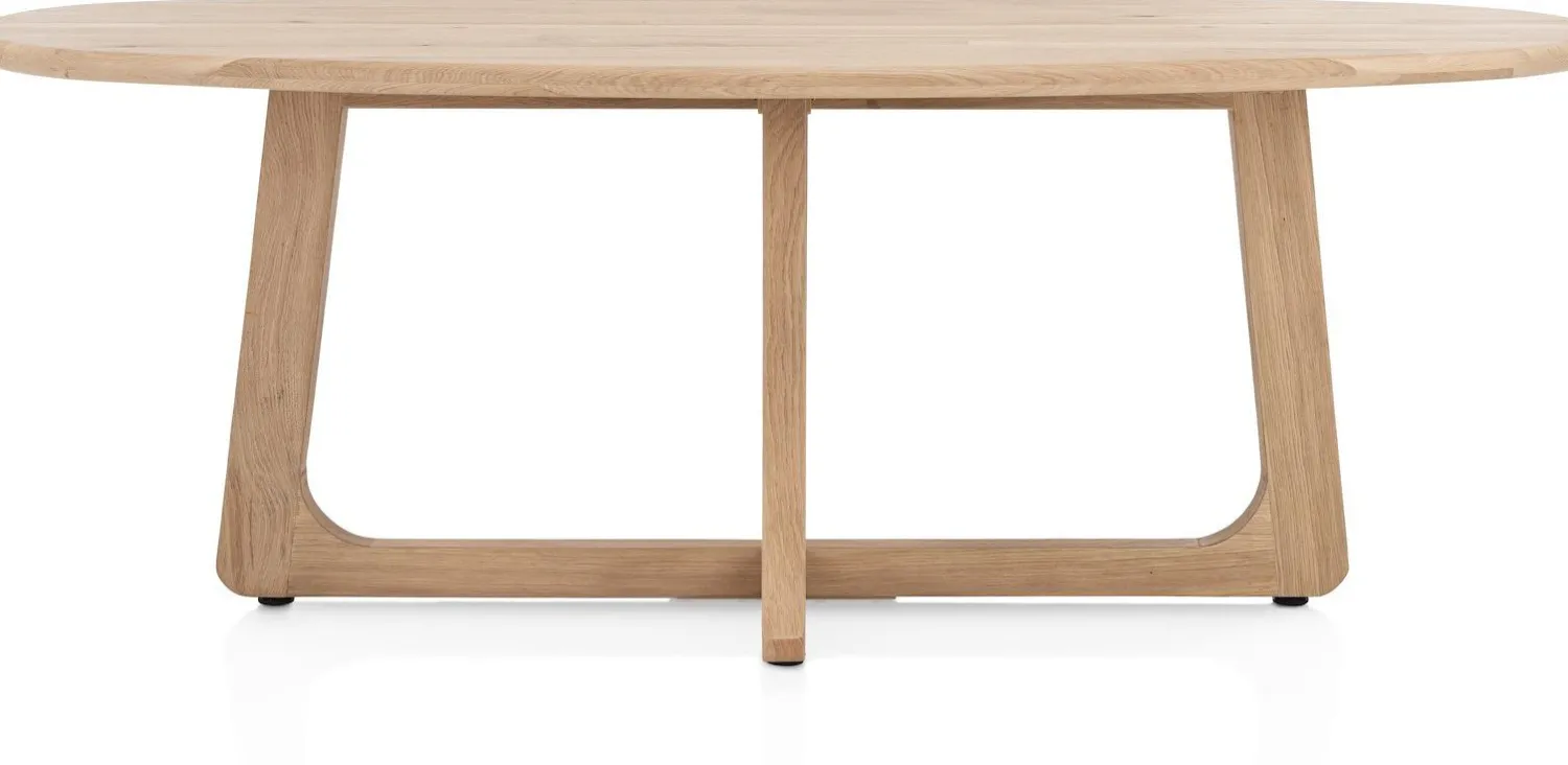 Ovale Eettafels-Henders en Hazel Almora Eettafel Natural Sand