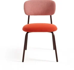Design Stoelen|Eetkamerstoelen Zonder Armleuning-Artifort Aloa Eetkamerstoel Roze, Rood