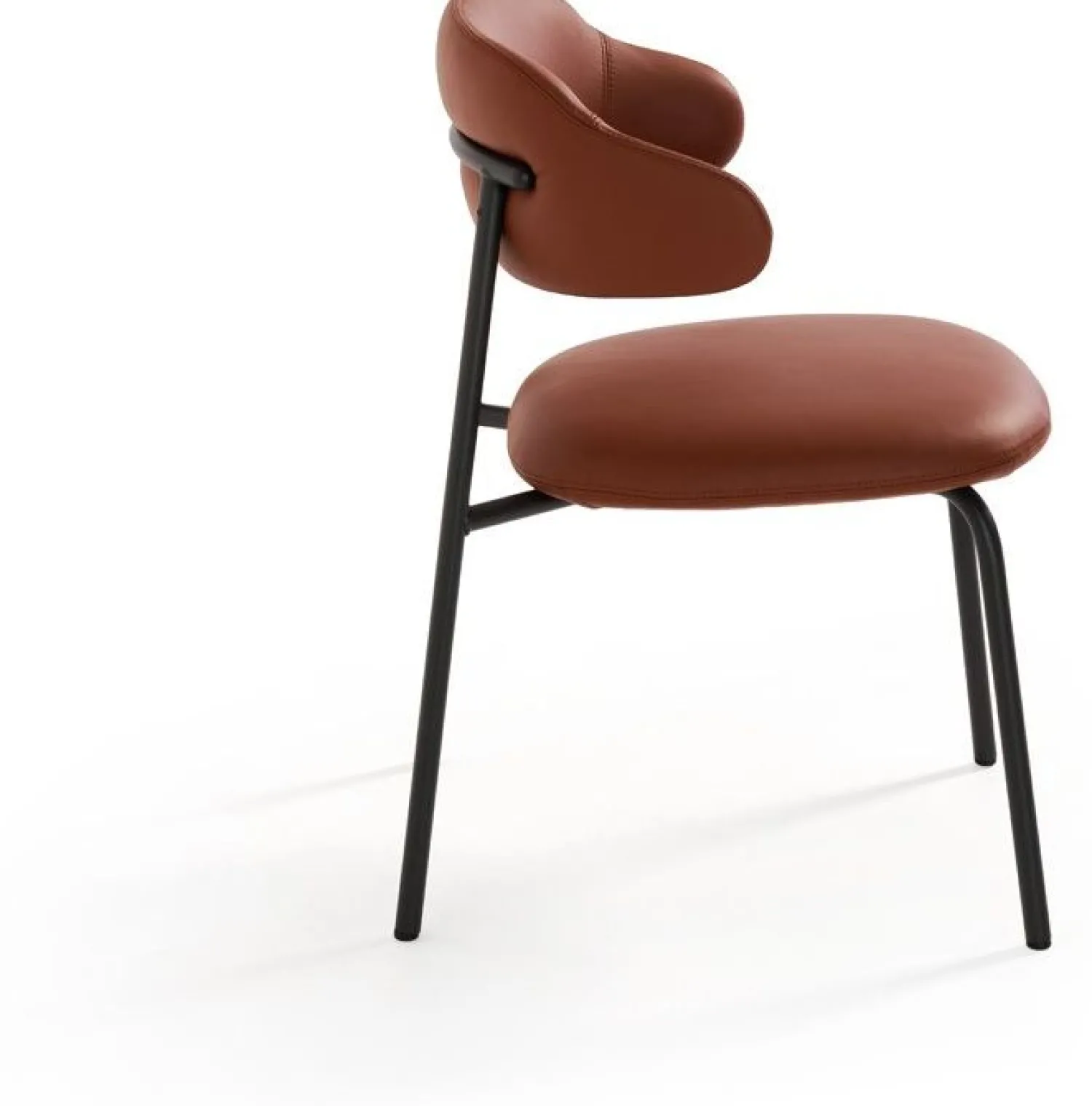 Design Stoelen|Eetkamerstoelen Zonder Armleuning-Artifort Aloa Eetkamerstoel Roze, Rood